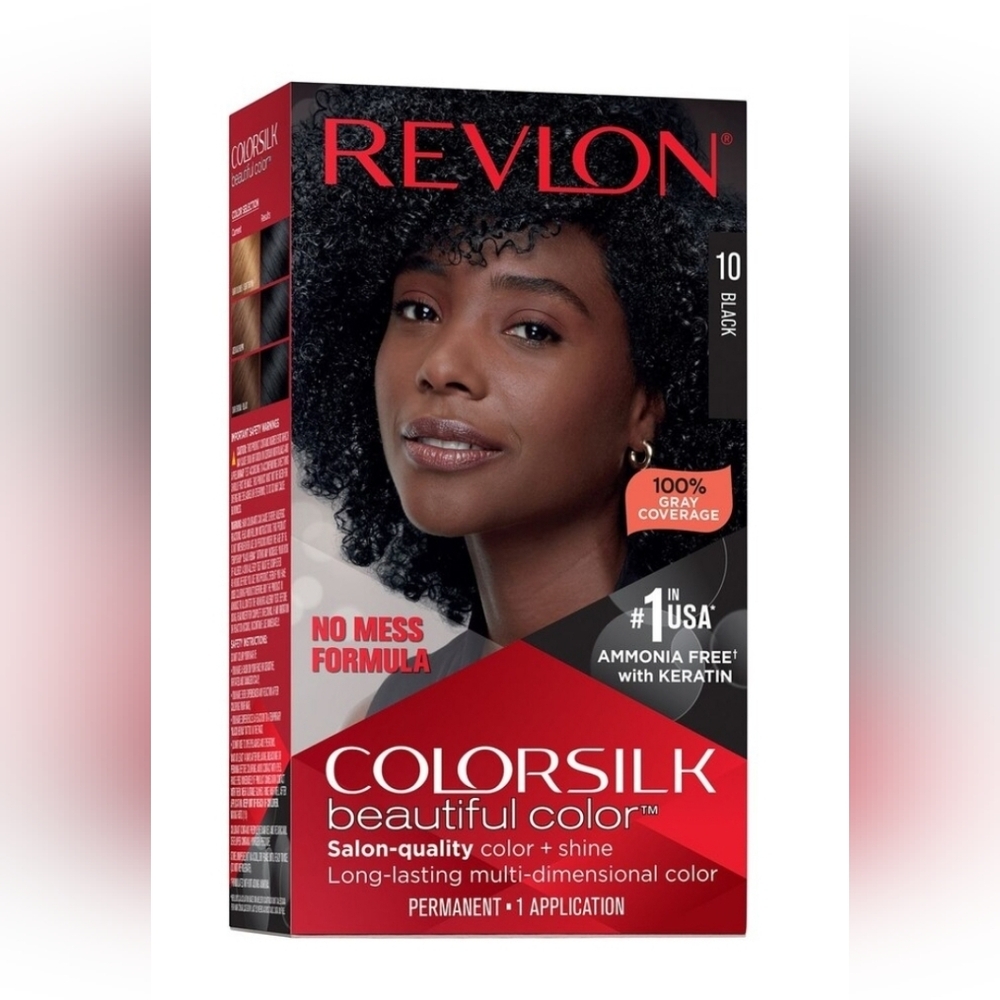 Revlon color silk hair dye black